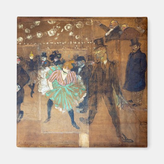 Henri de Toulouse-Lautrec - Dance at the Rouge Magneet (Voorkant)