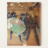 Henri de Toulouse-Lautrec - Dance at the Rouge Planner (Achterkant)