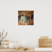 Henri de Toulouse-Lautrec - Dance at the Rouge Poster (Keuken)