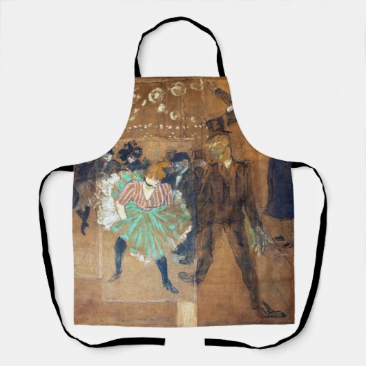 Henri de Toulouse-Lautrec - Dance at the Rouge Schort (Voorkant)