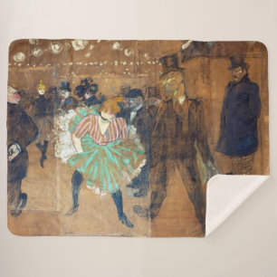 Henri de Toulouse-Lautrec - Dance at the Rouge Sherpa Deken