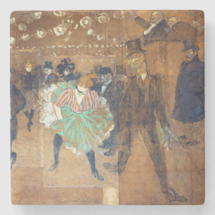 Henri de Toulouse-Lautrec - Dance at the Rouge Stenen Onderzetter