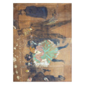 Henri de Toulouse-Lautrec - Dance at the Rouge Tafelkleed (Voorkant)