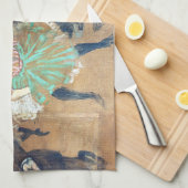 Henri de Toulouse-Lautrec - Dance at the Rouge Theedoek (Quarter Fold)