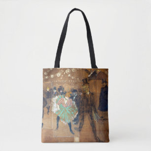 Henri de Toulouse-Lautrec - Dance at the Rouge Tote Bag