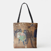 Henri de Toulouse-Lautrec - Dance at the Rouge Tote Bag (Achterkant)