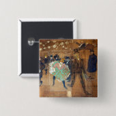 Henri de Toulouse-Lautrec - Dance at the Rouge Vierkante Button 5,1 Cm (Voorkant /achterkant)