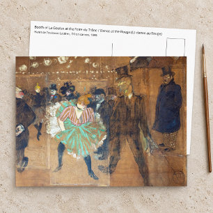 Henri de Toulouse-Lautrec - Dans aan de Rouge Briefkaart