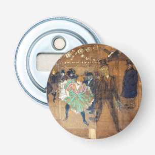 Henri de Toulouse-Lautrec - Dans aan de Rouge Button Flesopener