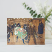 Henri de Toulouse-Lautrec - Dansen bij de Rouge Bedankkaart (Staand voorkant)