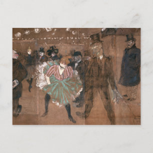 Henri de Toulouse-Lautrec   Dansen op de Rouge Briefkaart