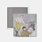 Henri de Toulouse-Lautrec | De jockey leidde tot d Magneet (Voorkant / Achterkant)