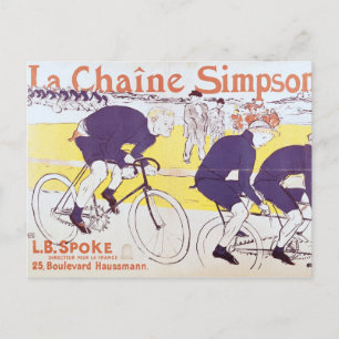 Henri de Toulouse-Lautrec   De Simpson-keten, 189 Briefkaart