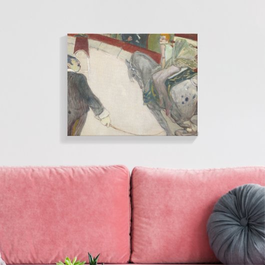 Henri de Toulouse-Lautrec - Equestrienne Canvas Afdruk (Insitu (Woonkamer))