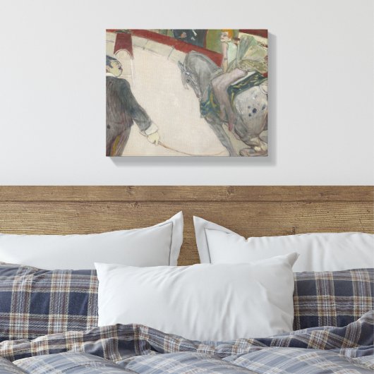 Henri de Toulouse-Lautrec - Equestrienne Canvas Afdruk (Insitu (Slaapkamer))