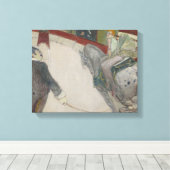 Henri de Toulouse-Lautrec - Equestrienne Canvas Afdruk (Insitu (Houten vloer))