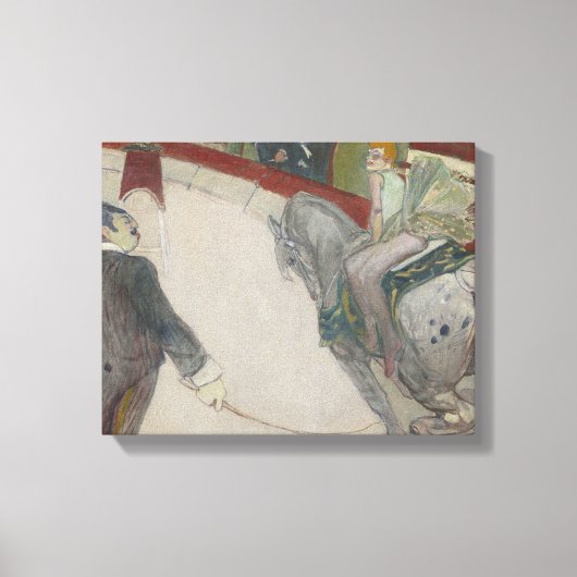 Henri de Toulouse-Lautrec - Equestrienne Canvas Afdruk (Voorkant)