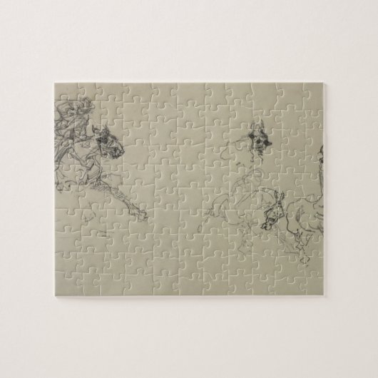 Henri de Toulouse-Lautrec | Etude de Chevaux (rect Legpuzzel (Horizontaal)