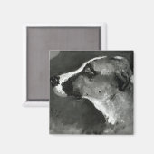 Henri de Toulouse-Lautrec | Hoofd van een Hond met Magneet (Voorkant / Achterkant)