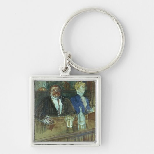Henri de Toulouse-Lautrec | In de balie: De VET Pr Sleutelhanger (Voorkant)