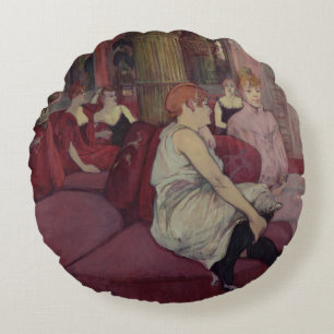 Henri de Toulouse-Lautrec   In de Salon bij de Ru Rond Kussen