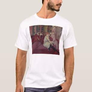 Henri de Toulouse-Lautrec In de Salon bij de Ru T-shirt