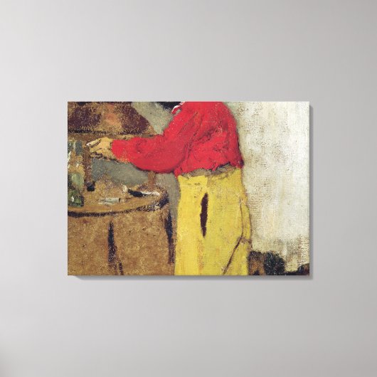 Henri de Toulouse-Lautrec in Villeneuve sur Canvas Afdruk (Voorkant)