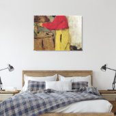 Henri de Toulouse-Lautrec in Villeneuve sur Canvas Afdruk (Insitu (Slaapkamer))
