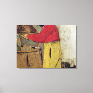 Henri de Toulouse-Lautrec in Villeneuve sur Canvas Afdruk