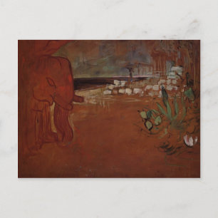 Henri de Toulouse-Lautrec- Indiaas decor Briefkaart