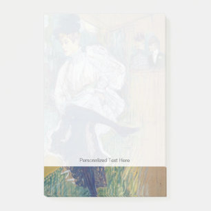 Henri de Toulouse-Lautrec Jane Avril Dancing, c Post-it® Notes