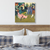 Henri de Toulouse-Lautrec | Kaart: de reis van Mag Canvas Afdruk (Insitu (Slaapkamer))