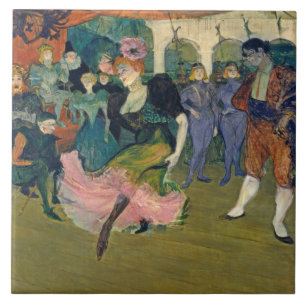 Henri de Toulouse-Lautrec   Kaart: Magellans reis Tegeltje