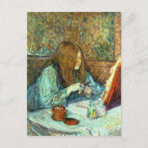 Henri de Toulouse-Lautrec   Madame Poupoule bij ha Briefkaart