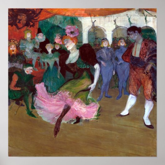 Henri de Toulouse-Lautrec Marcelle Lender Dancing Poster (Voorkant)
