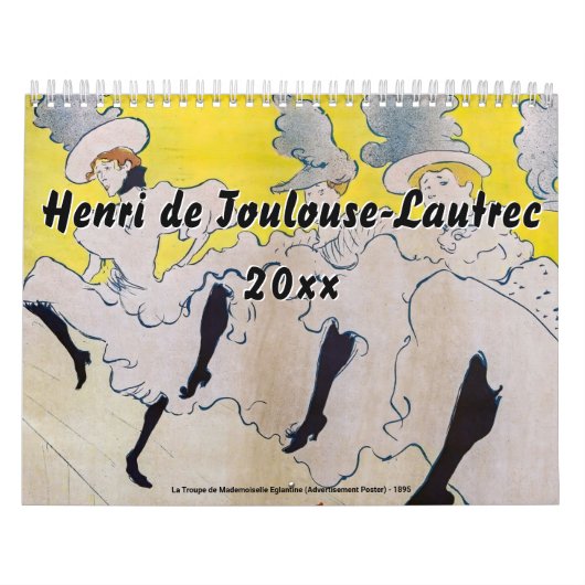 Henri de Toulouse-Lautrec Masterstukselectie Kalender (Hoes)