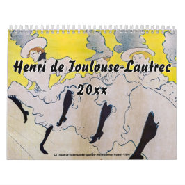 Henri de Toulouse-Lautrec Masterstukselectie Kalender