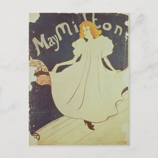 Henri de Toulouse-Lautrec | May Milton, Frankrijk Briefkaart (Voorkant)