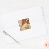 Henri de Toulouse-Lautrec | mol. Marcelle Lender Vierkante Sticker (Envelop)
