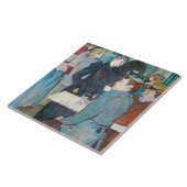 Henri de Toulouse-Lautrec | Moulin de la Galette Tegeltje (Zijkant)