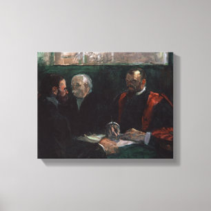 Henri de Toulouse-Lautrec   Onderzoek in de Fac Canvas Afdruk