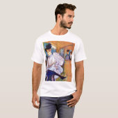 Henri de Toulouse Lautrec over dansen met Jane Avr T-shirt (Voorkant volledig)