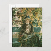 Henri de Toulouse-Lautrec | Portret van Adele Tapi Briefkaart (Voorkant / Achterkant)