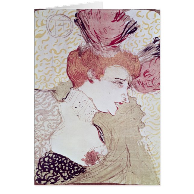 Henri de Toulouse-Lautrec | Portret van Marcelle L (Voorkant)