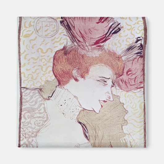 Henri de Toulouse-Lautrec | Portret van Marcelle L Magneet (Voorkant)