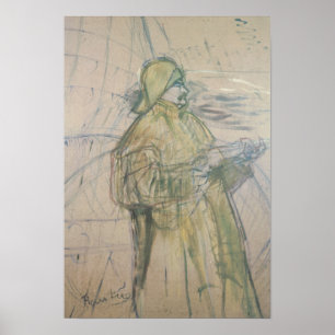 Henri de Toulouse-Lautrec Portret van Maurice Jo Poster