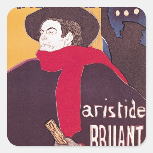 Henri de Toulouse-Lautrec | POSTER ADVERTEREN ARI Vierkante Sticker (Voorkant)