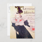 Henri de Toulouse-Lautrec | Poster adverteren "La  Briefkaart (Voorkant / Achterkant)