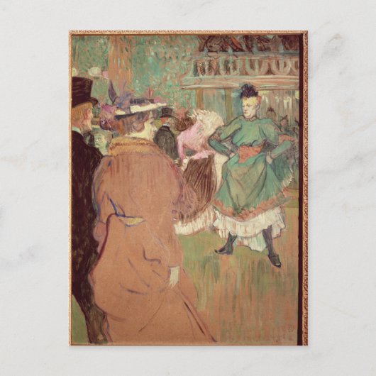 Henri de Toulouse-Lautrec | Quadrille op de Rouge Briefkaart (Voorkant)