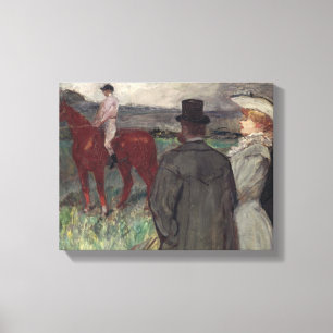 Henri de Toulouse-Lautrec   Racecursus 189 Canvas Afdruk